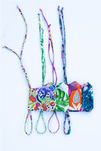 Load image into Gallery viewer, MiliMili cloth face mask - original collection featuring tropical bright prints with monkey, monstera, guava and monet prints