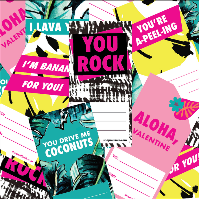 Printable Valentine's Cards—with Bold, Bright Style!