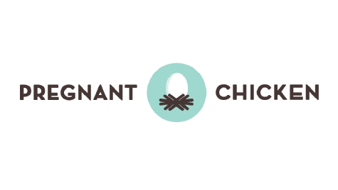 pregnant chicken logo