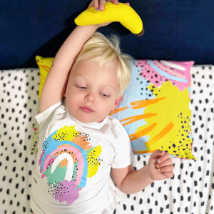 Modern Rainbow Toddler Pillow Case
