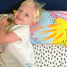 Load image into Gallery viewer, Modern Rainbow Toddler Pillow Case