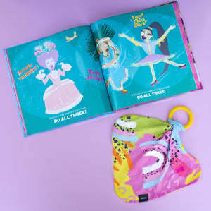Storytime Lovey Gift Set: "If You're a Drag Queen and You Know It" by Lil Miss Hot Mess and MiliMili x Pronoun Modern Rainbow Perfect Lovey