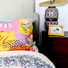 Load image into Gallery viewer, MiliMili x Pronoun by Jesse Tyler Ferguson Modern Rainbow Standard Pillowcase in Midcentury bedroom, bamboo pillowcase, best pillowcase