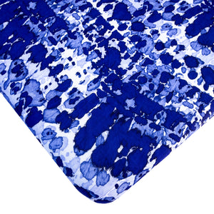 milimili playa blue tie dye sheet. the best crib sheets for sensitive skin