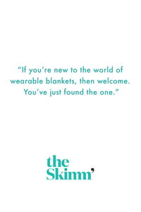 "if you're new to the world of wearable blankets, then welcome. You've just found the one." - Quote from The Skimm. Incredibly useful new parent products. 