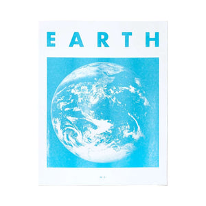 vintage style blue earth print - next chapter studio